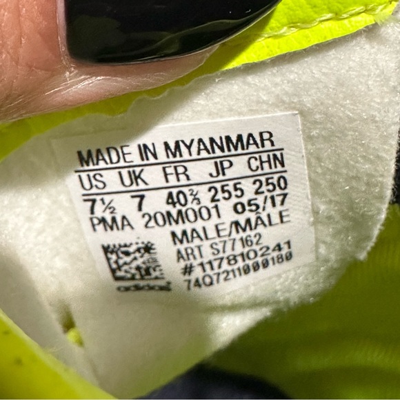 NEW ADIDAS Copa Soccer Cleat Solar Yellow Black Size 7.5 - Picture 14 of 14